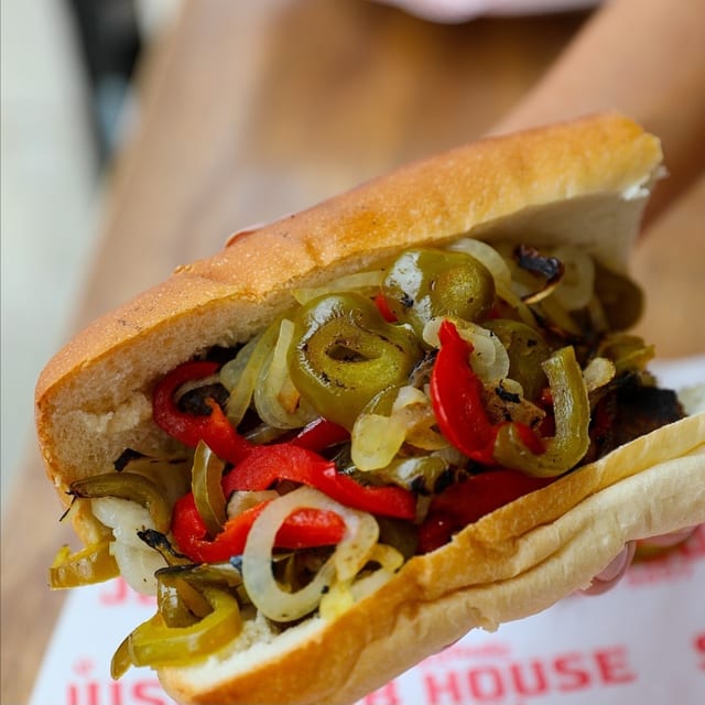 Sausage, Pepper, Onion Sub.