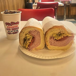 1. Salami, Ham, Cheese Sandwich