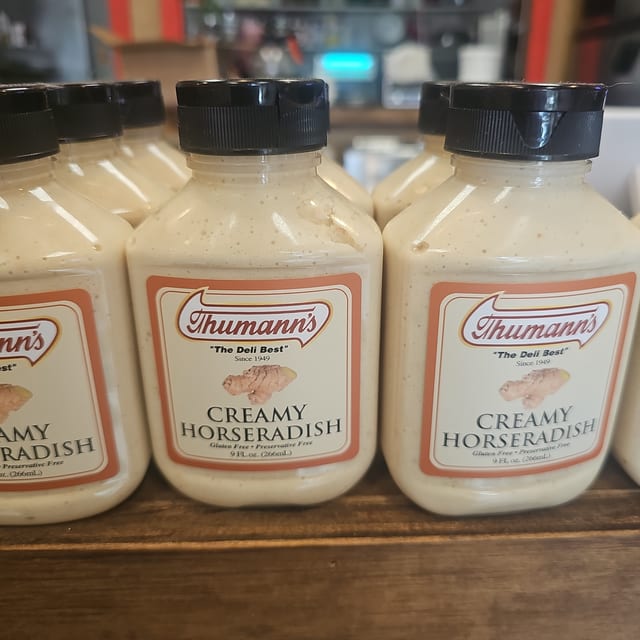 Thumanns Horseradish Sauce.
